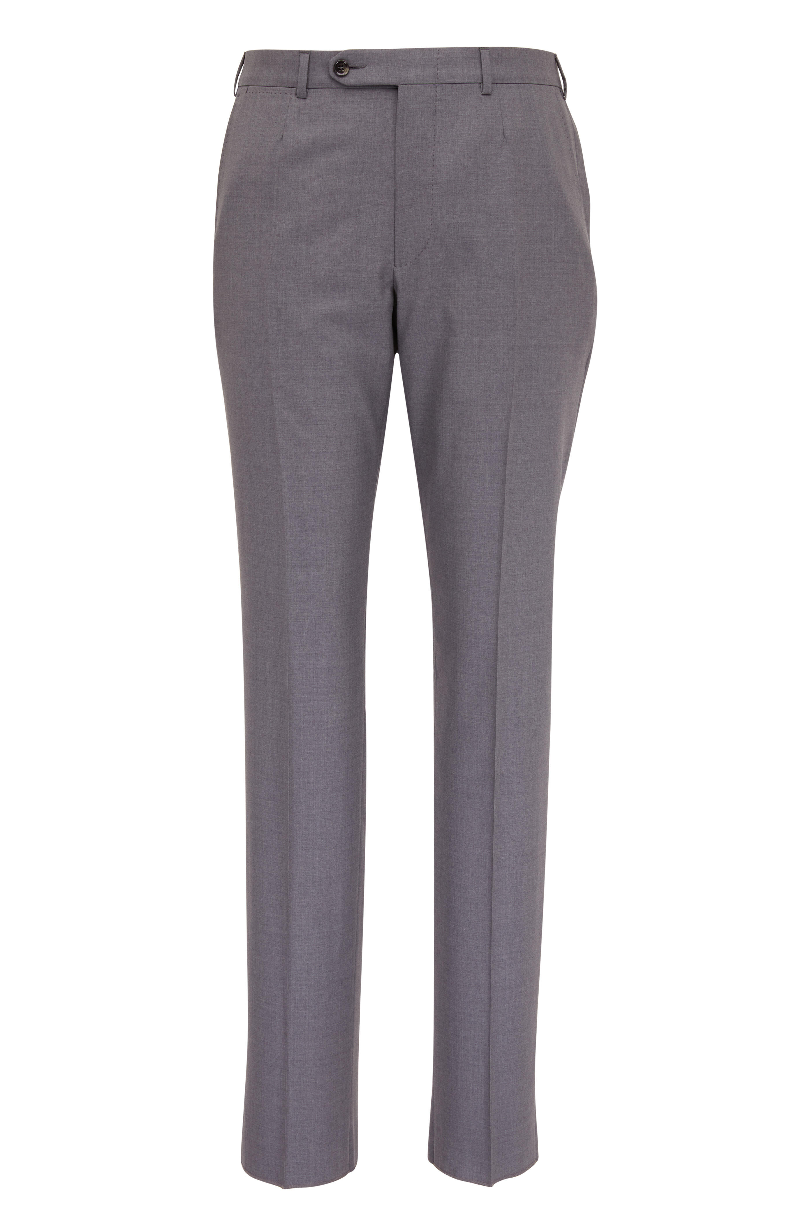 Zegna - 14 Milmil 14 Medium Gray Wool Suit | Mitchell Stores
