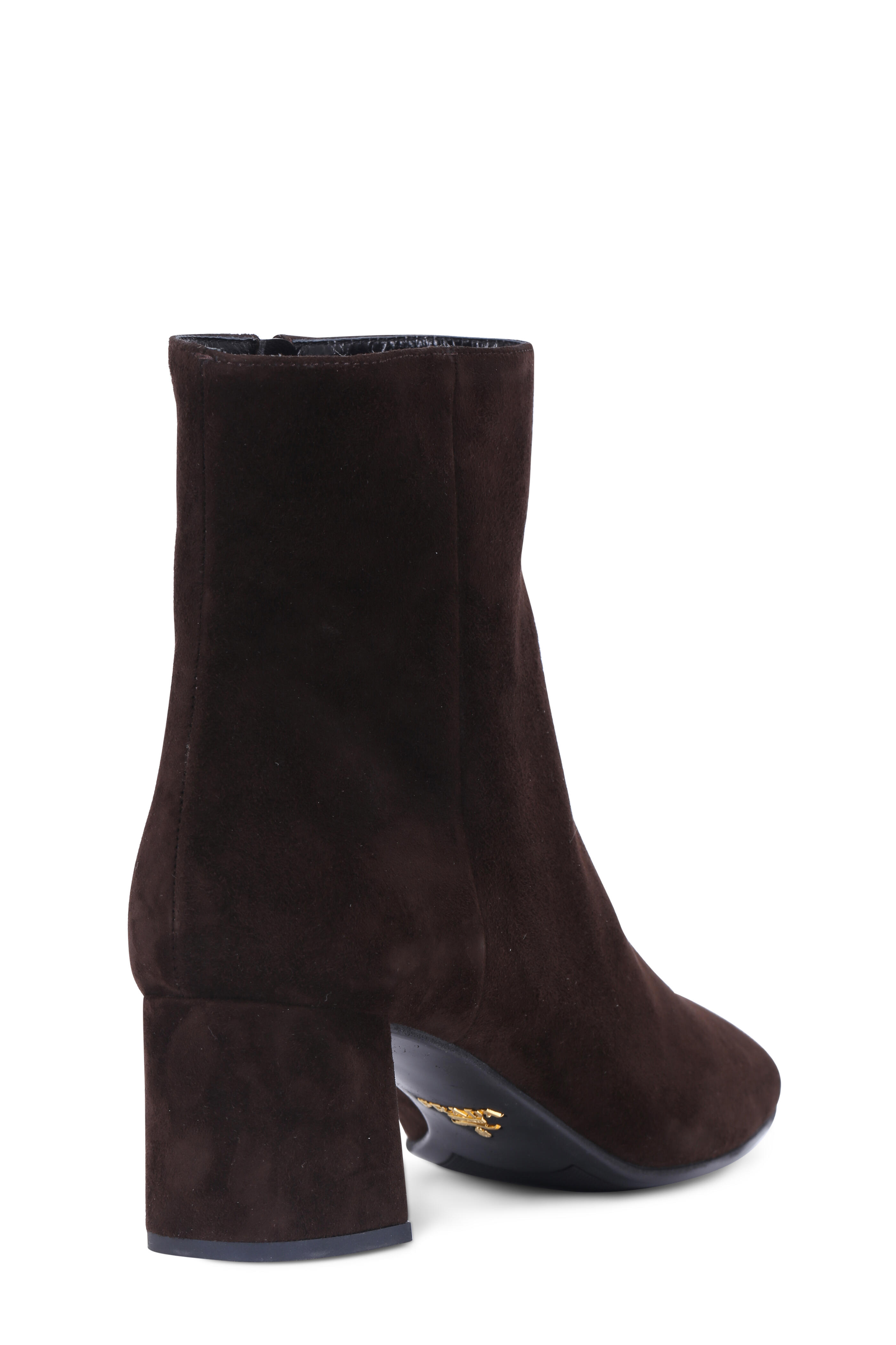 Prada＊Velvet booties ベルベットブーティー＊送料込 PRADA ブーティー （Prada＊Velvet booties ベルベット
