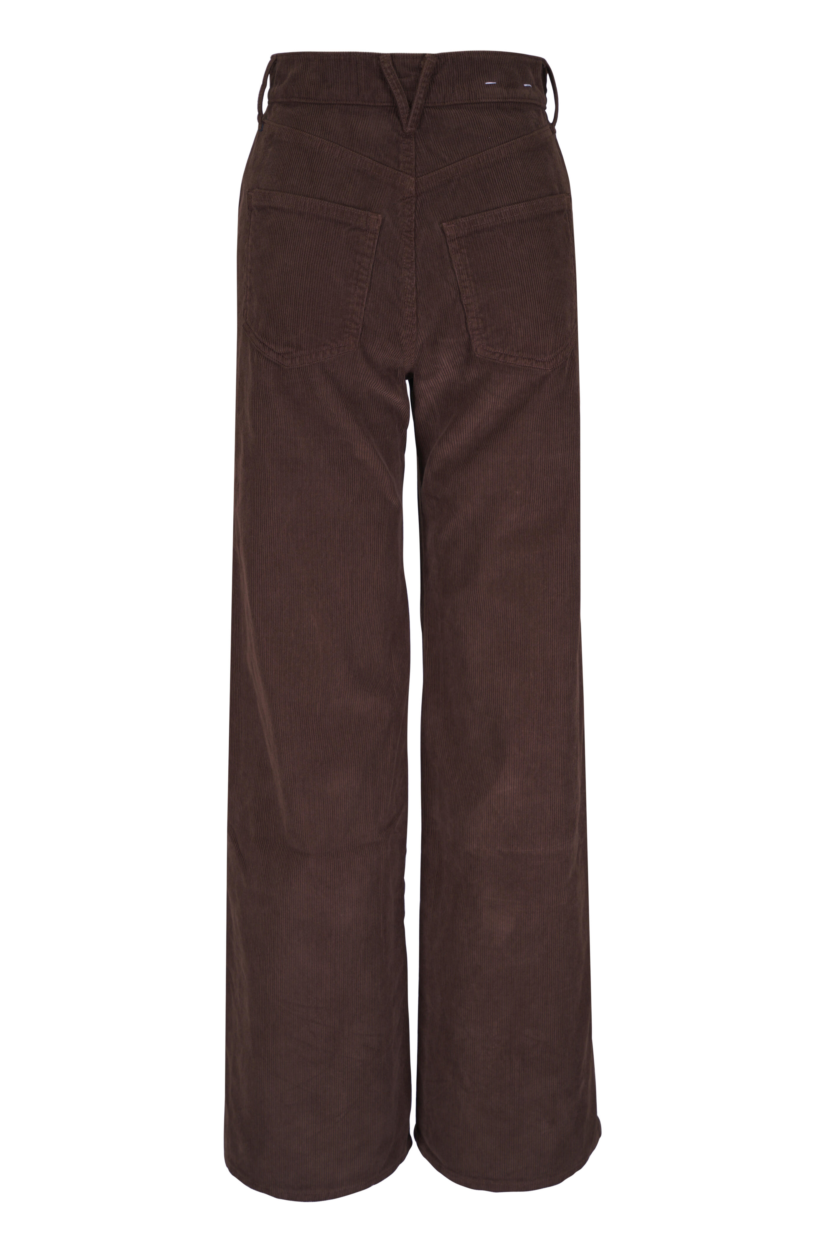 Veronica Beard - Taylor Umber High Rise Cotton Corduroy Pant