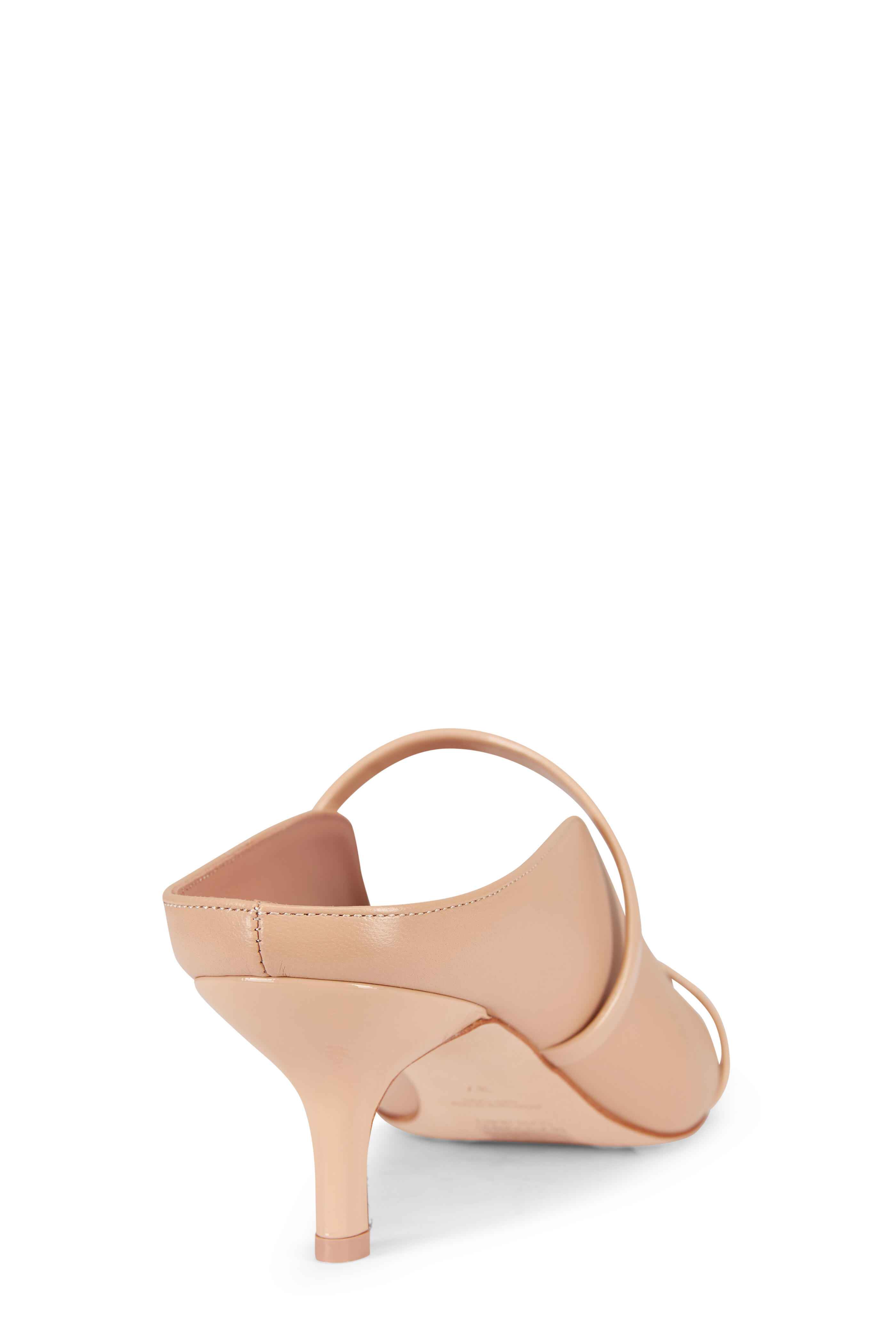 Malone Souliers - Maureen Buff Leather Double Strap Pump, 45mm - view 3
