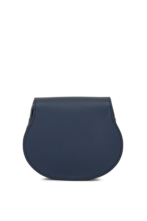 Chloé - Small Marcie Navy Saddle Bag | Mitchell Stores
