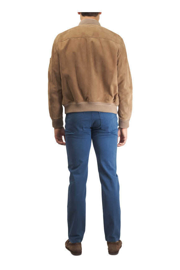 Marco Pescarolo Denim Blue Stretch Cotton Five Pocket Pant - view 4