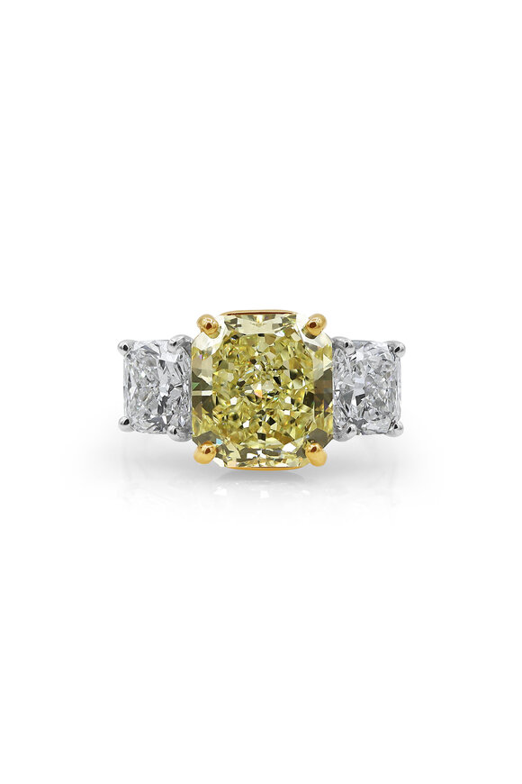 Oscar Heyman - Fancy Yellow Diamond Ring