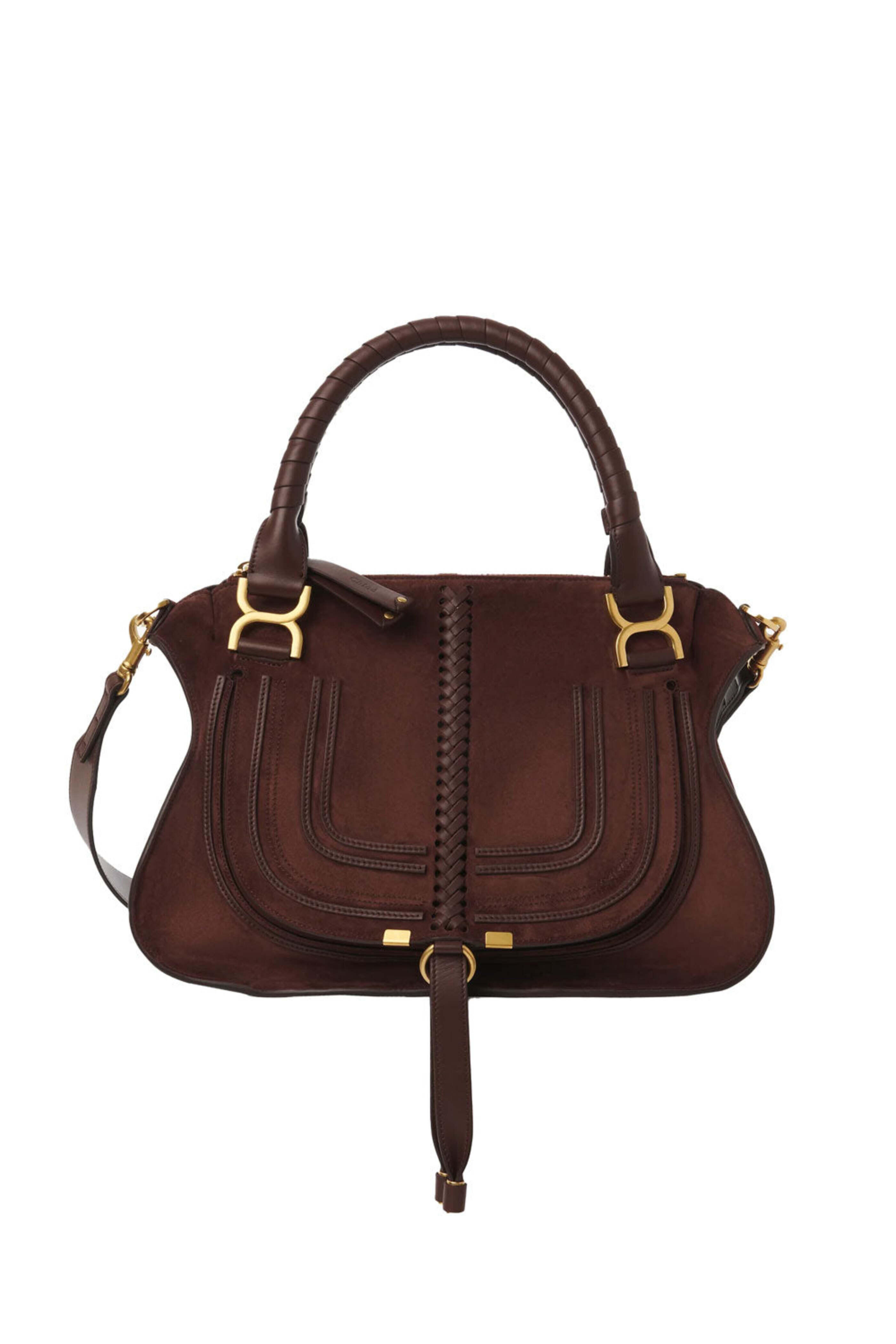 Chloé - Marcie Double Carry Bag in Saffron Red | Mitchell Stores