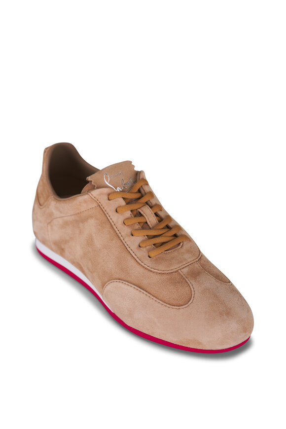 Christian Louboutin Eleonora Flex Suede Low-Top Sneaker - view 1