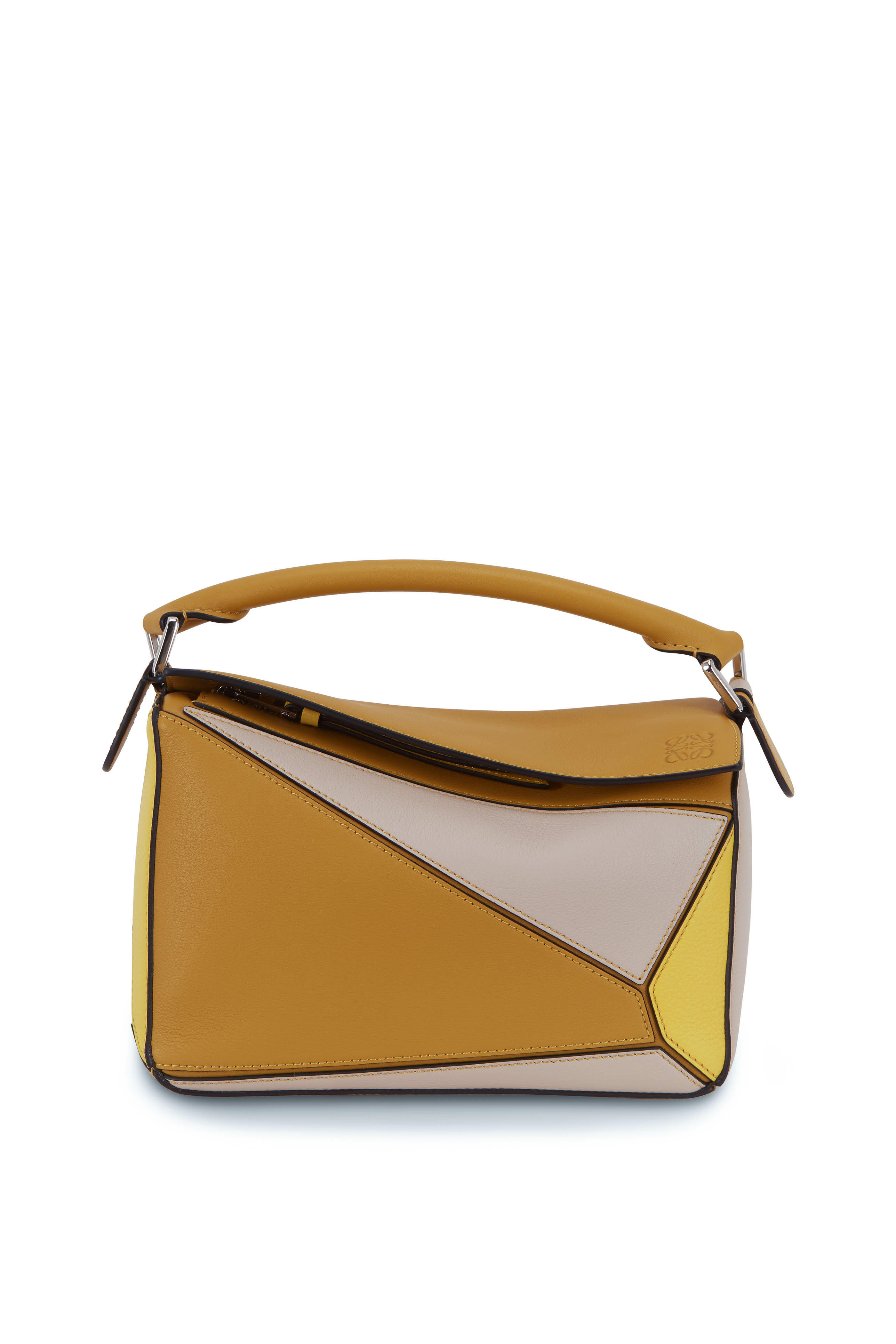 Loewe Small Puzzle Shoulder Bag in Yellow