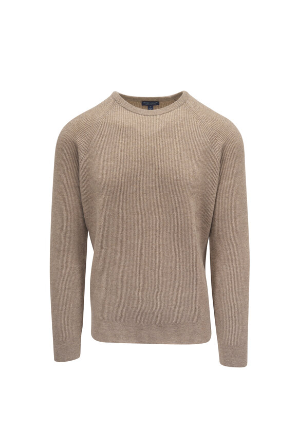 Peter Millar Artisan Crafted Barley Ribbed Crewneck Sweater