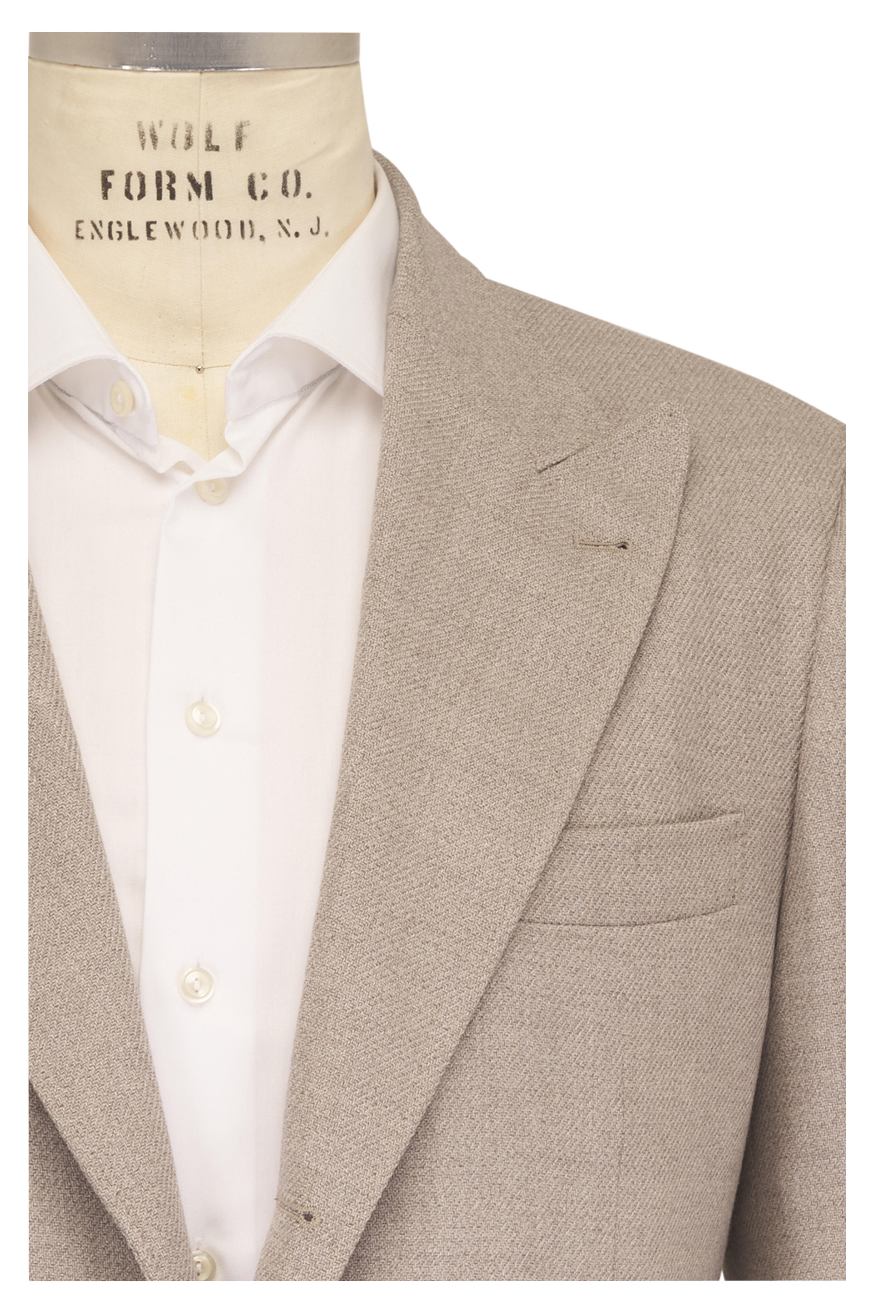 Brunello Cucinelli - Granite Wool Mouline Sportcoat - view 1