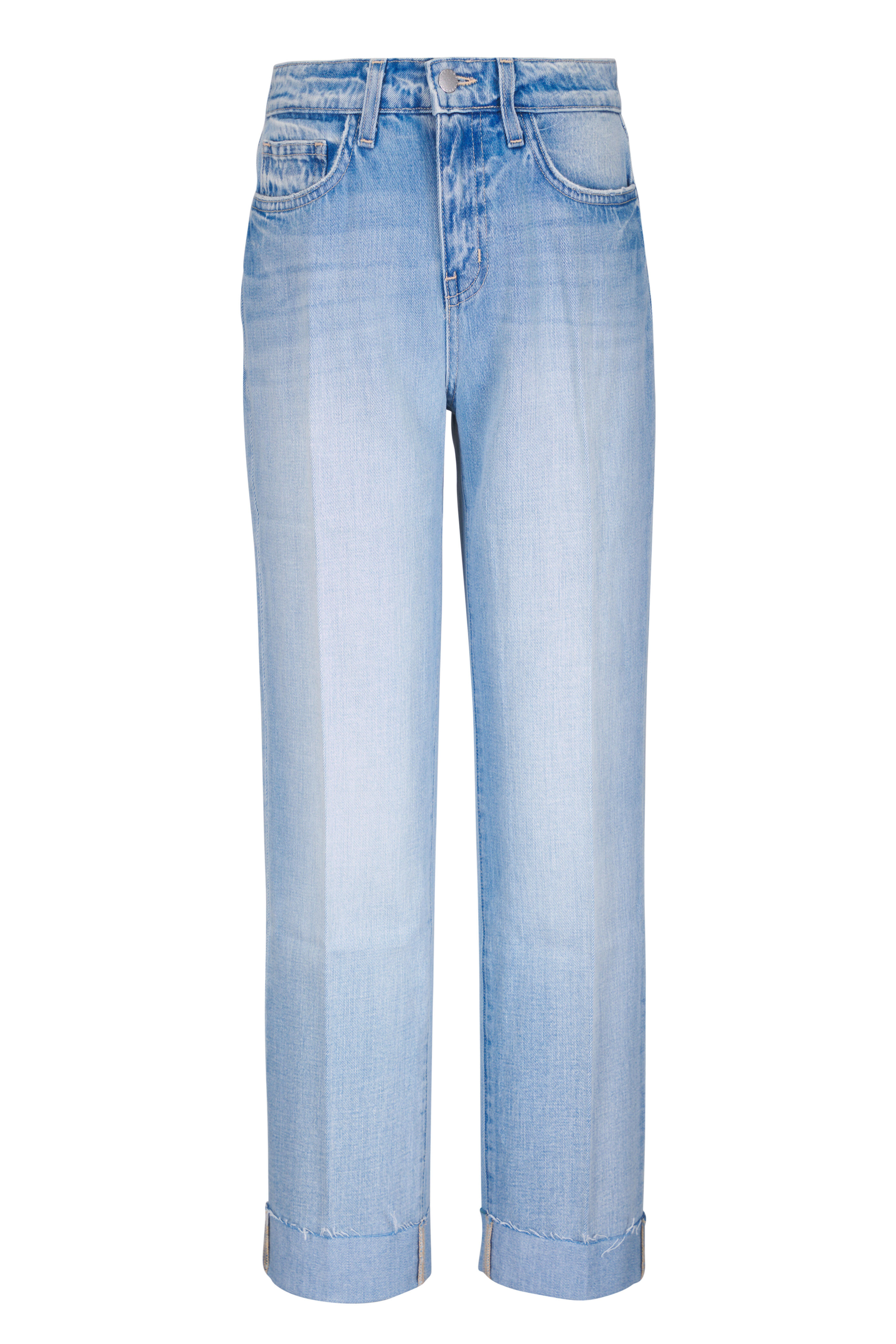 L'Agence - Maribel Cuffed Straight Leg Jean