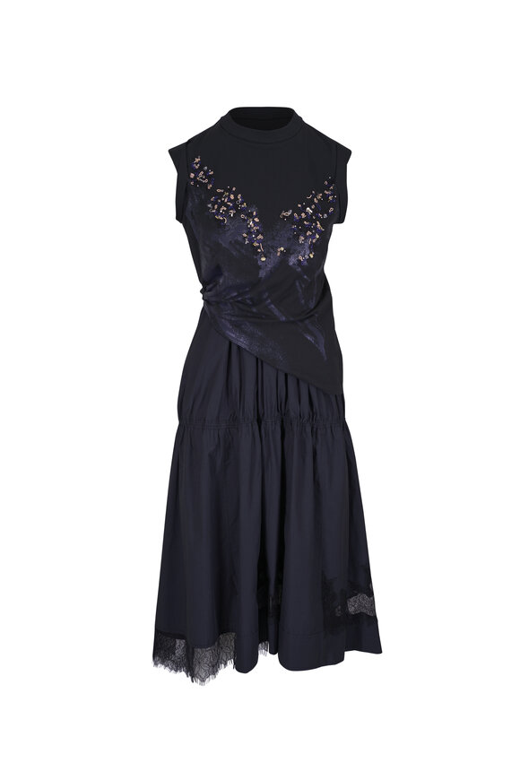 3.1 Phillip Lim Lace Impressions Combo Embellished Dress