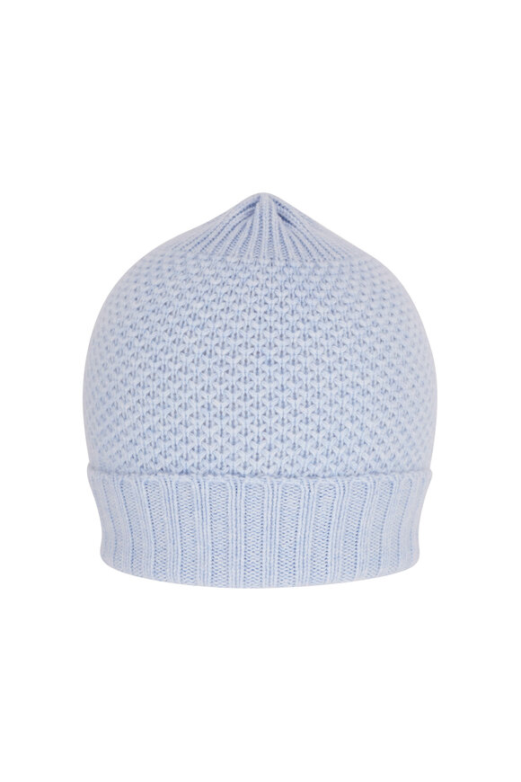 Kinross - Sky Textured Cashmere Hat