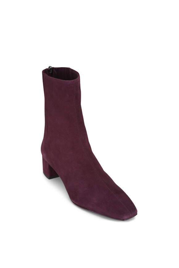 Aquazzura Saint Honoré Plum Suede Boot, 35mm - view 1