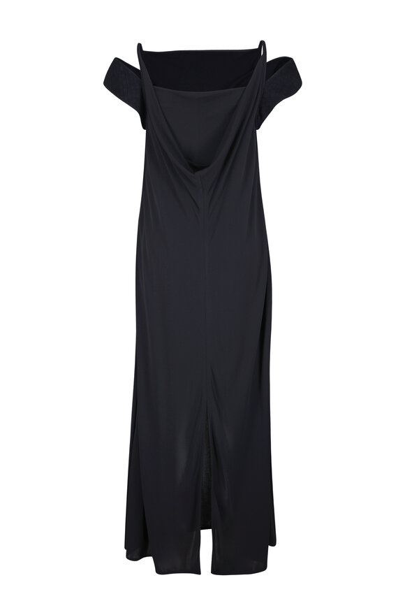 Bottega Veneta Crepe Double Black Jersey Dress - view 4