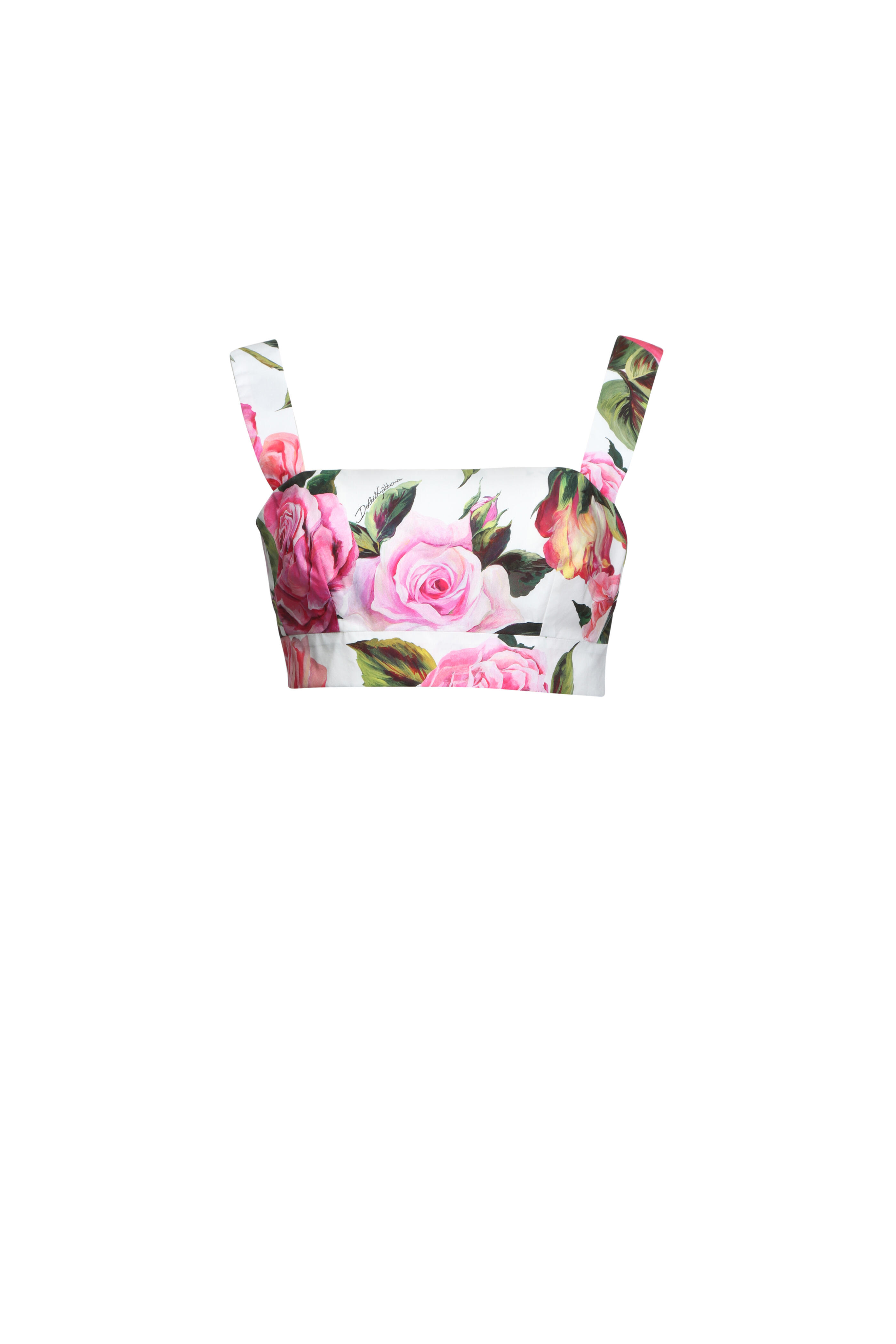 Dolce & Gabbana - Pop St. Rose Rosa Crop Top