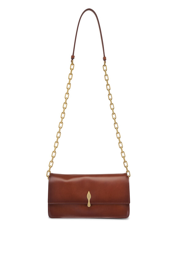 Christian Louboutin Bettina Calf Leather Chain Clutch