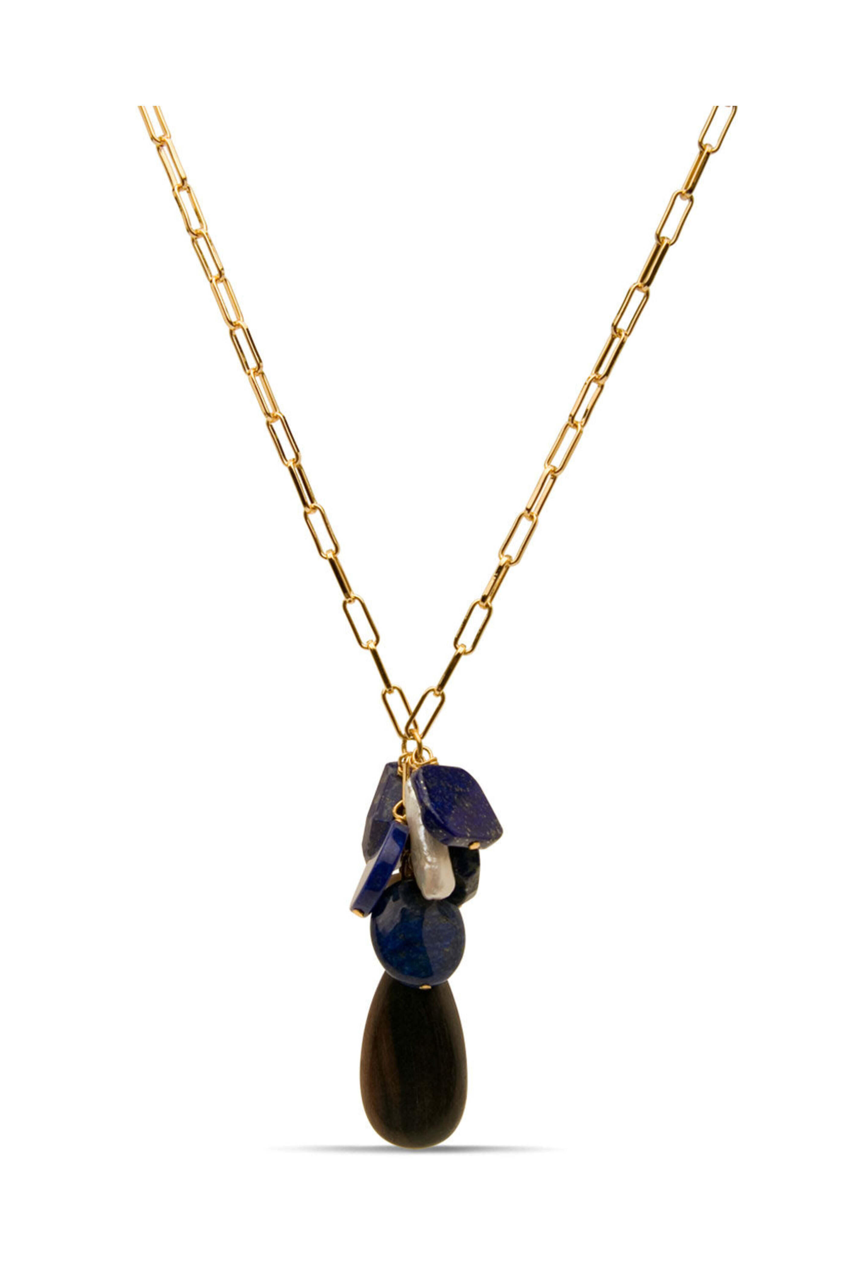 Nest Jewelry - Lapis Charms Pendant Necklace