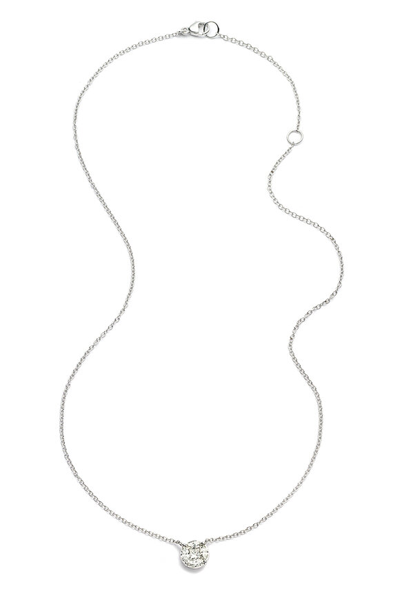 Nam Cho 18k Diamond Solitaire Illusion Pendant Necklace - view 1