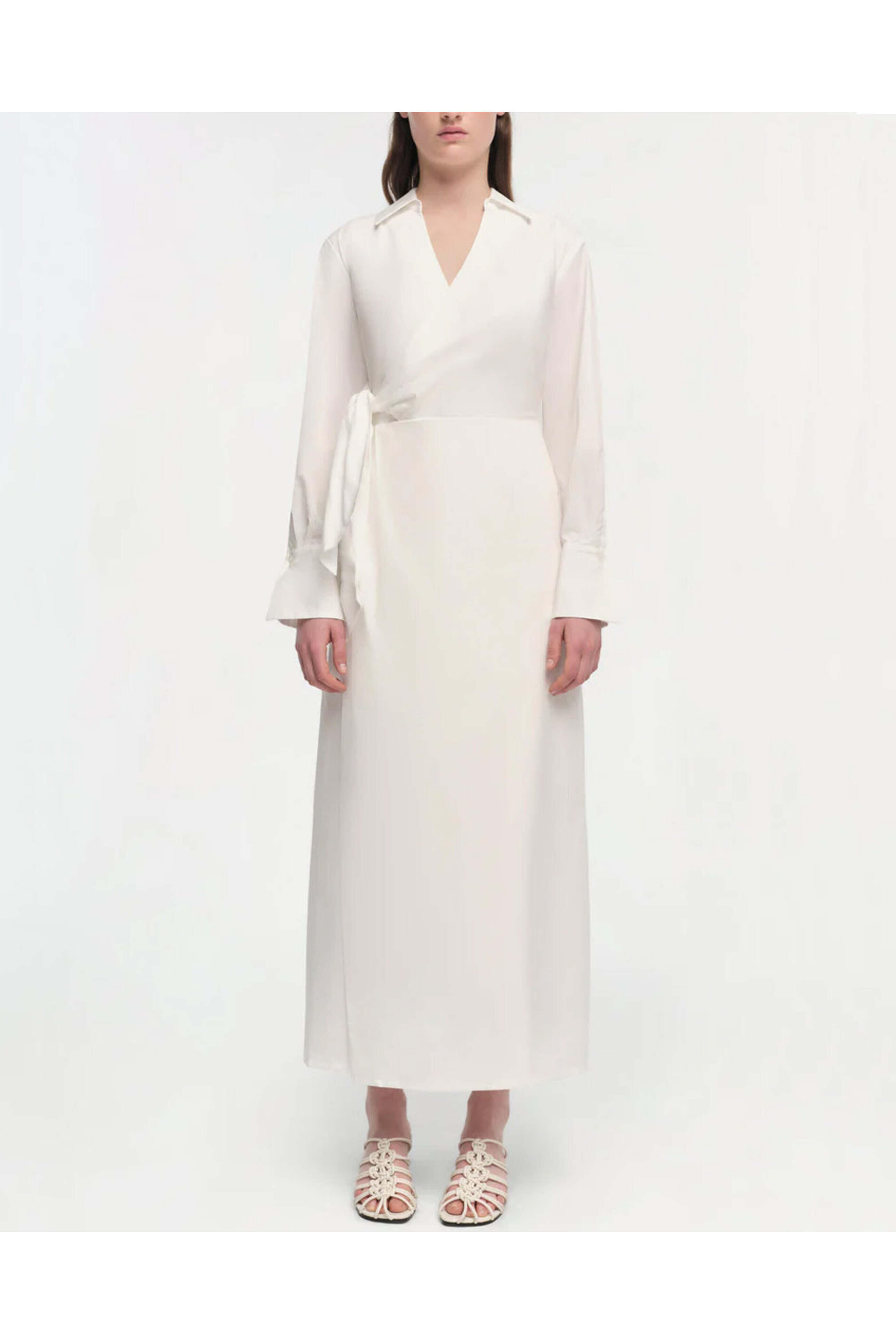Simkhai - White Briar Drape Midi Dress