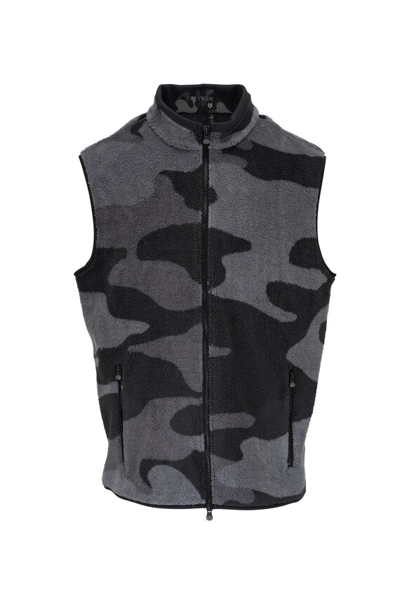 Greyson - Dark Gray Camo Vest