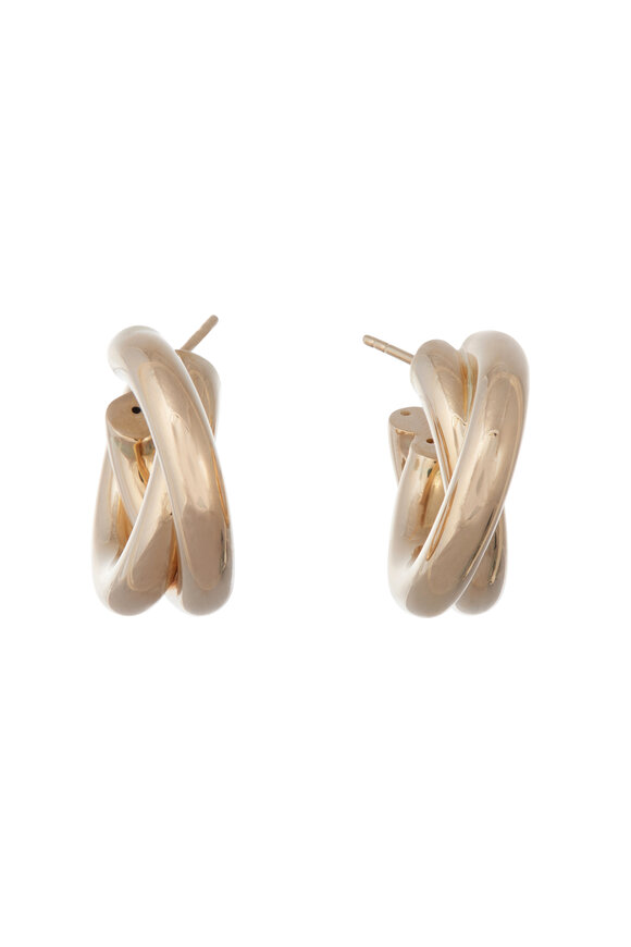 Sidney Garber Intertwined Hoop Earrings