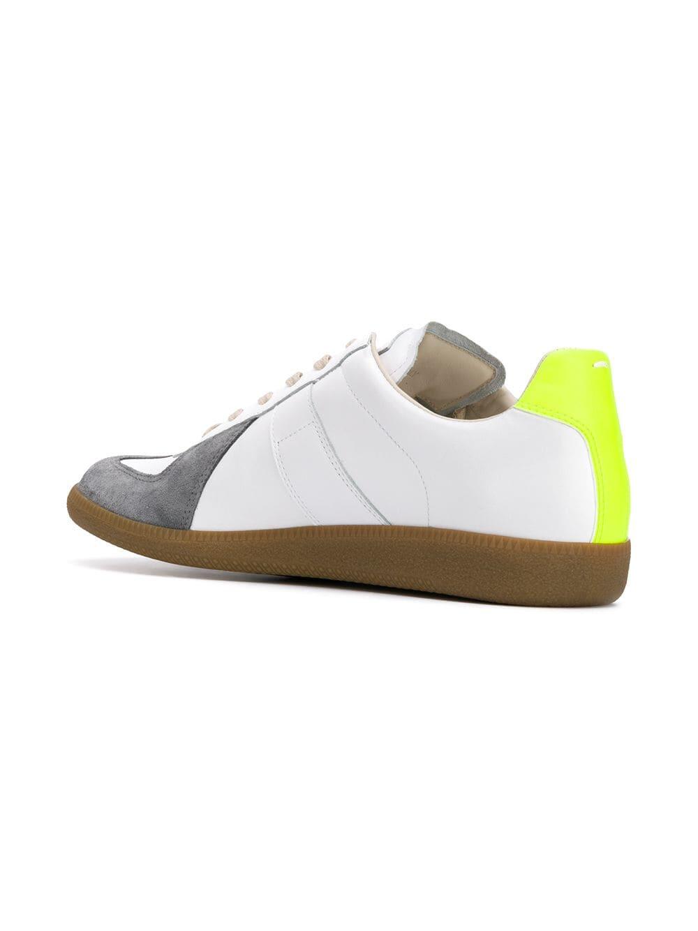 Maison Margiela - Replica White With Gray & Yellow Sneaker