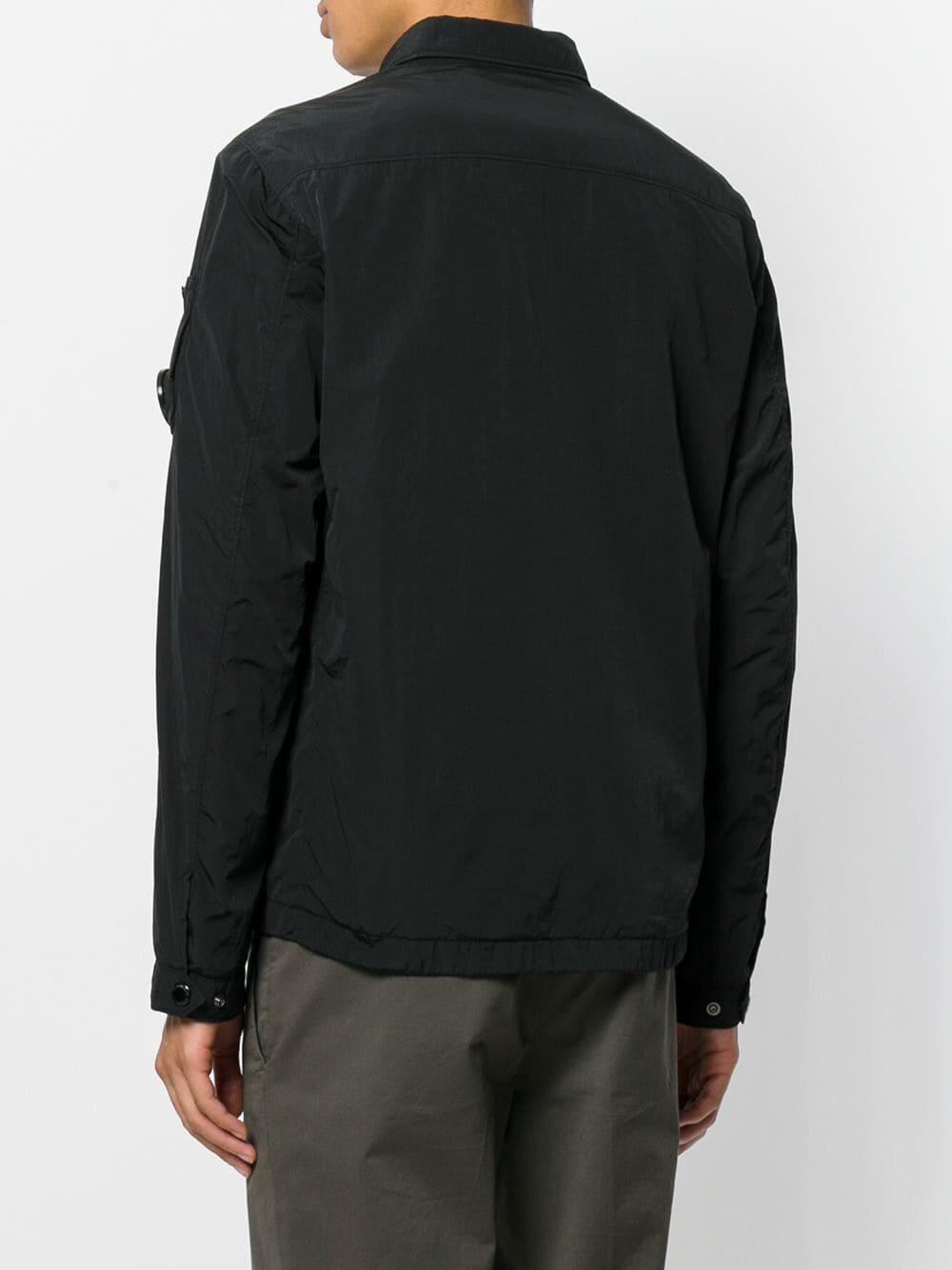 CP Company - Caviar Black Nylon Overshirt