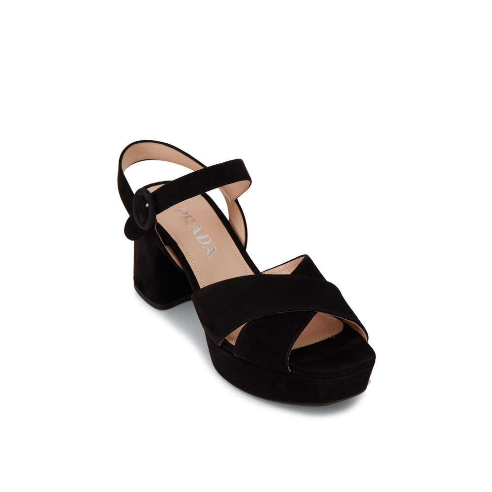 【XIAO】PRADA Leather Strap Heels Prada (last season) Purple Strap Heels – Treasures of NYC