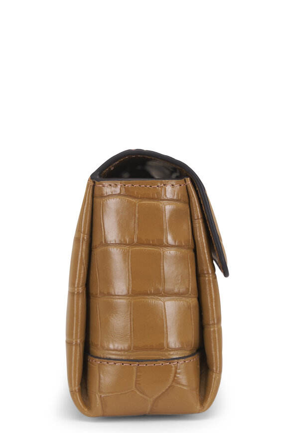Totême Biscuit Embossed Leather T-Clutch - view 4