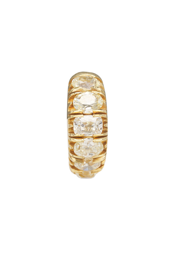 Jenna Blake Diamond Gypsy Victorian Hoops - view 2