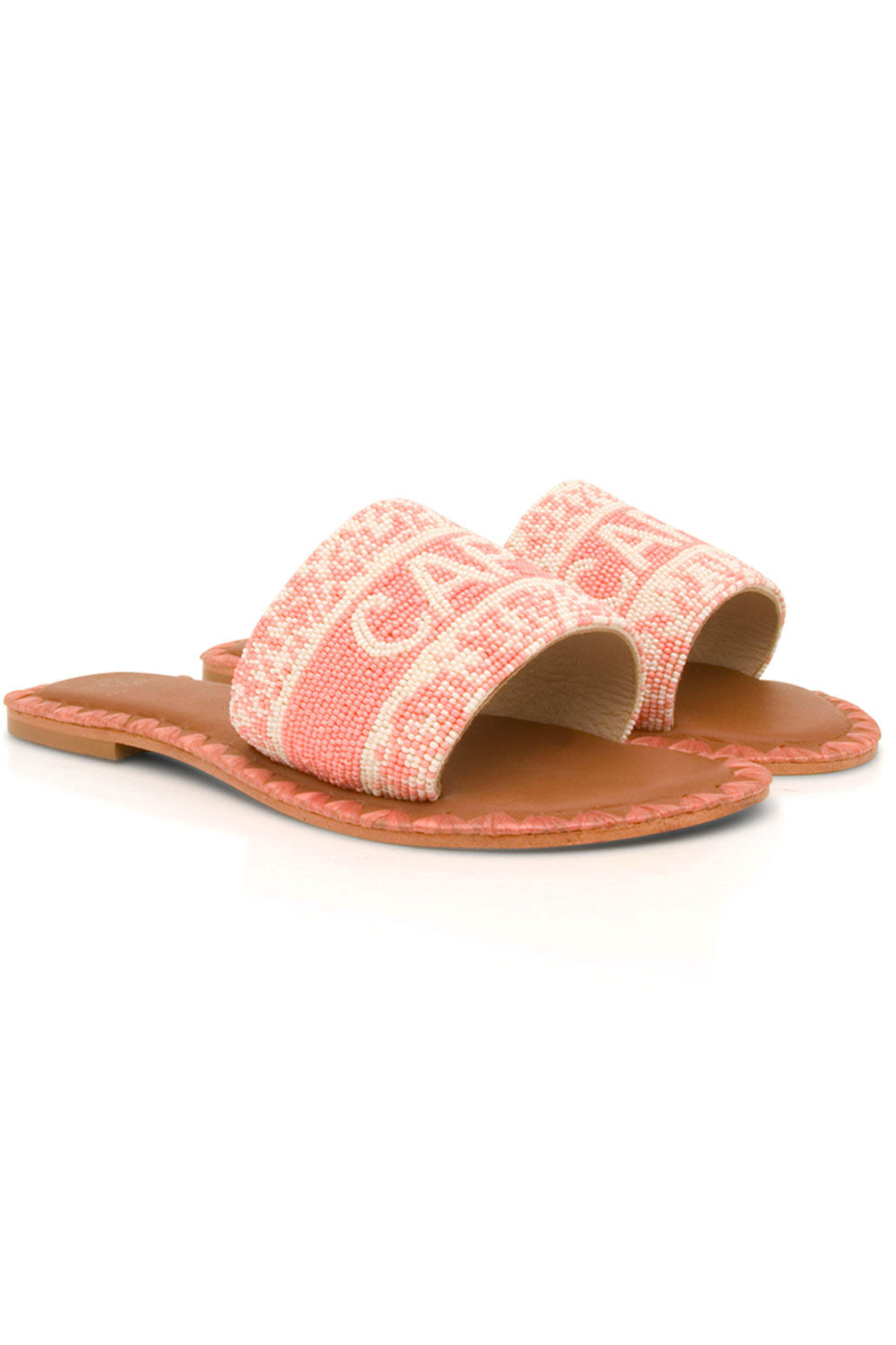 De Siena - Capri Slide Sandal in Rose