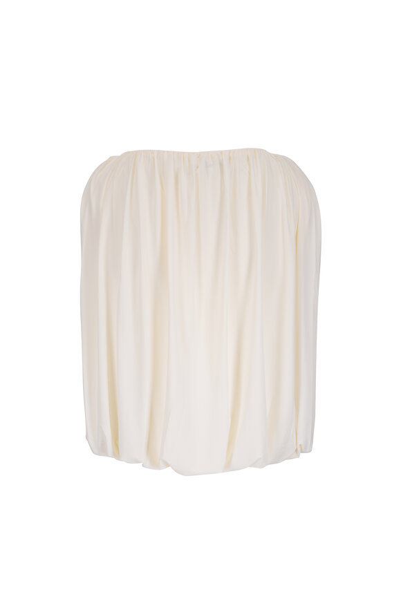Vince Porcelain Directional Pleated Top - view 2