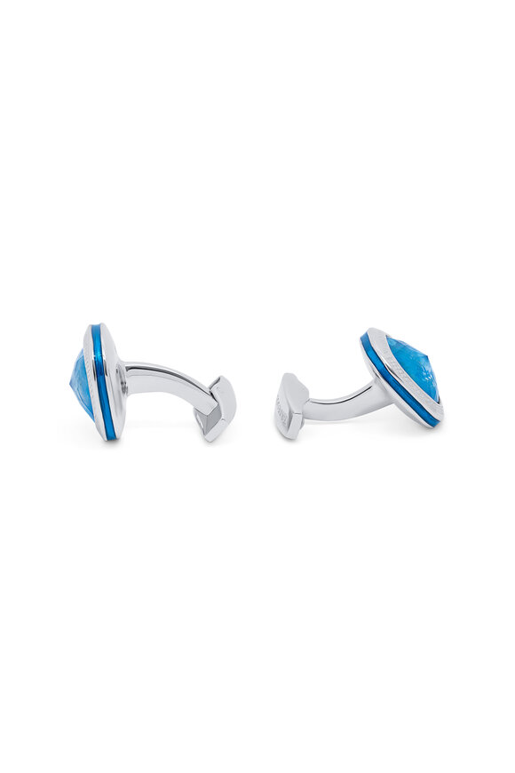 Tateossian - Apatite Doppione Cushion Cufflinks