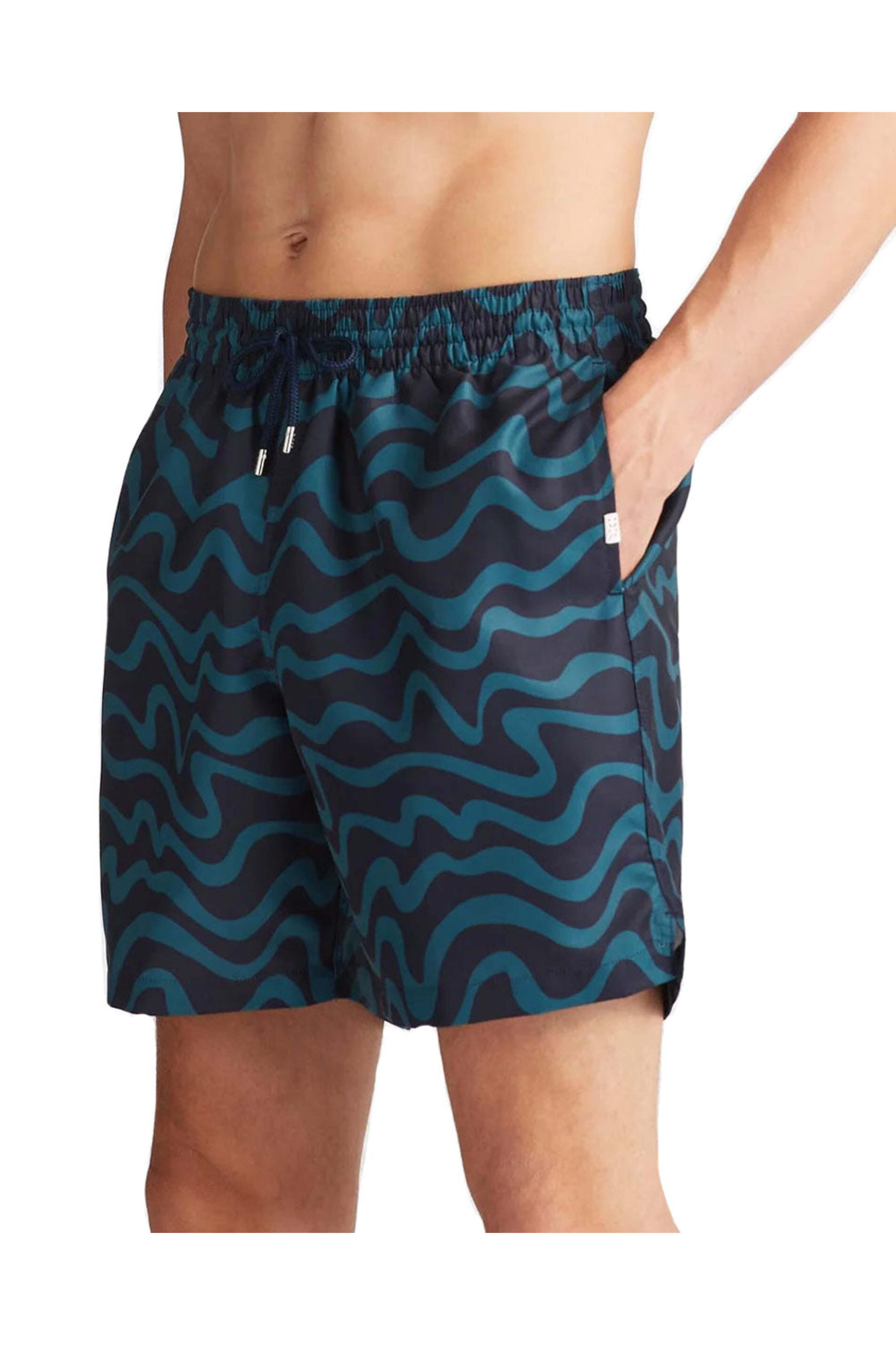 Derek Rose - Maui Navy and Aqua Swim Short