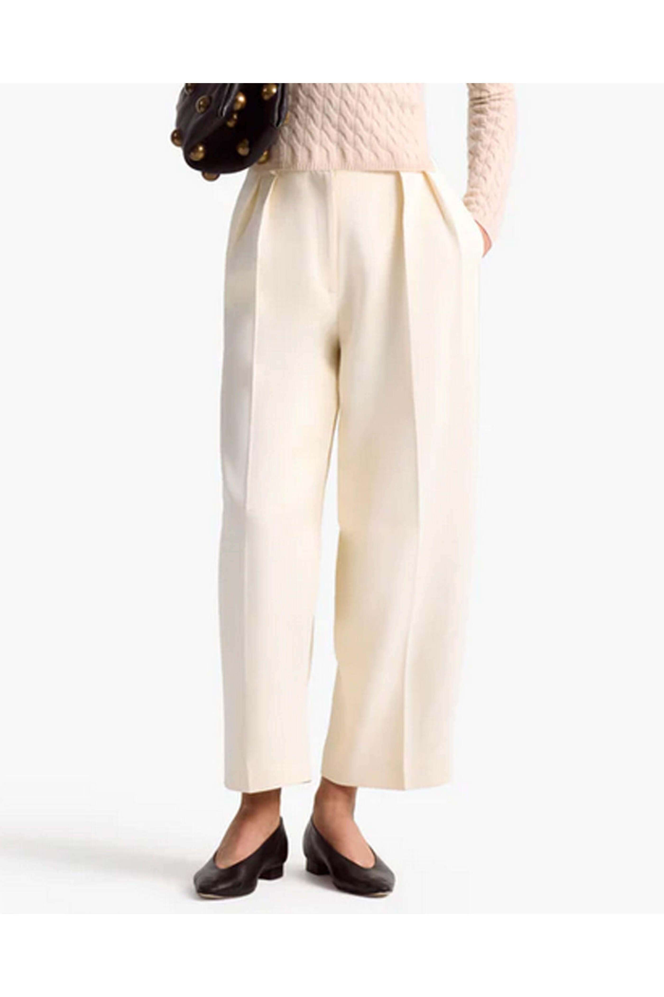 Altuzarra - Ivory Dash Pleated Pant | Mitchell Stores