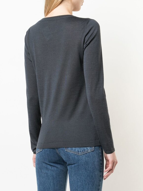 Brunello Cucinelli - Midnight Cashmere & Silk Sweater