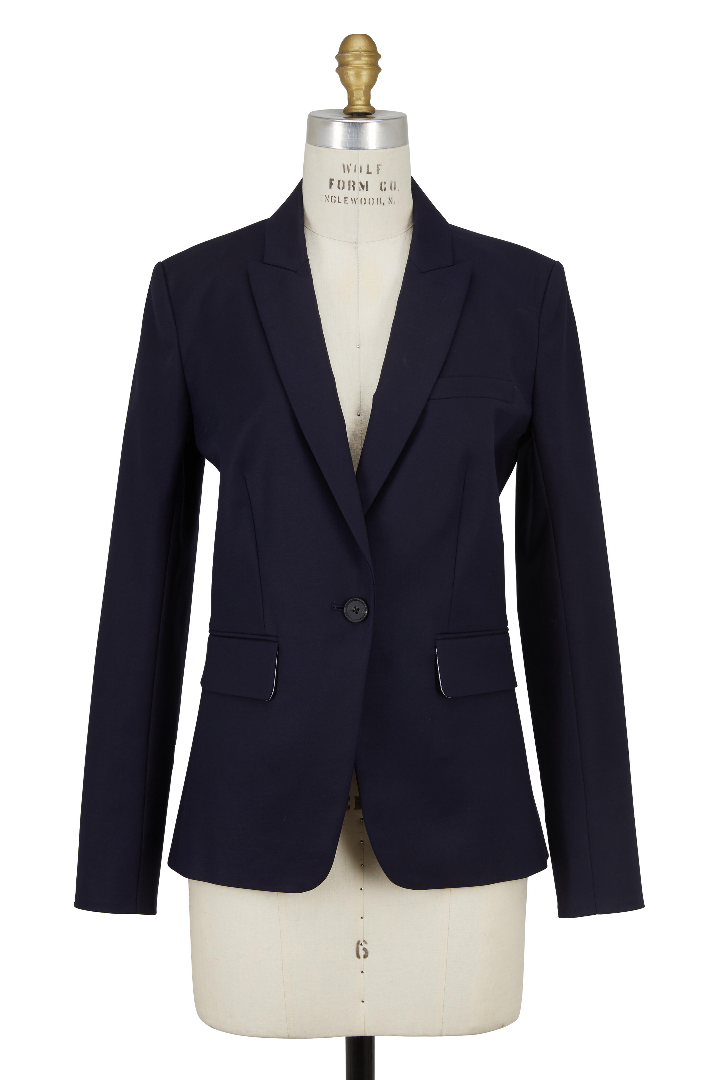 Veronica Beard - Cutaway Navy Blue Jacket
