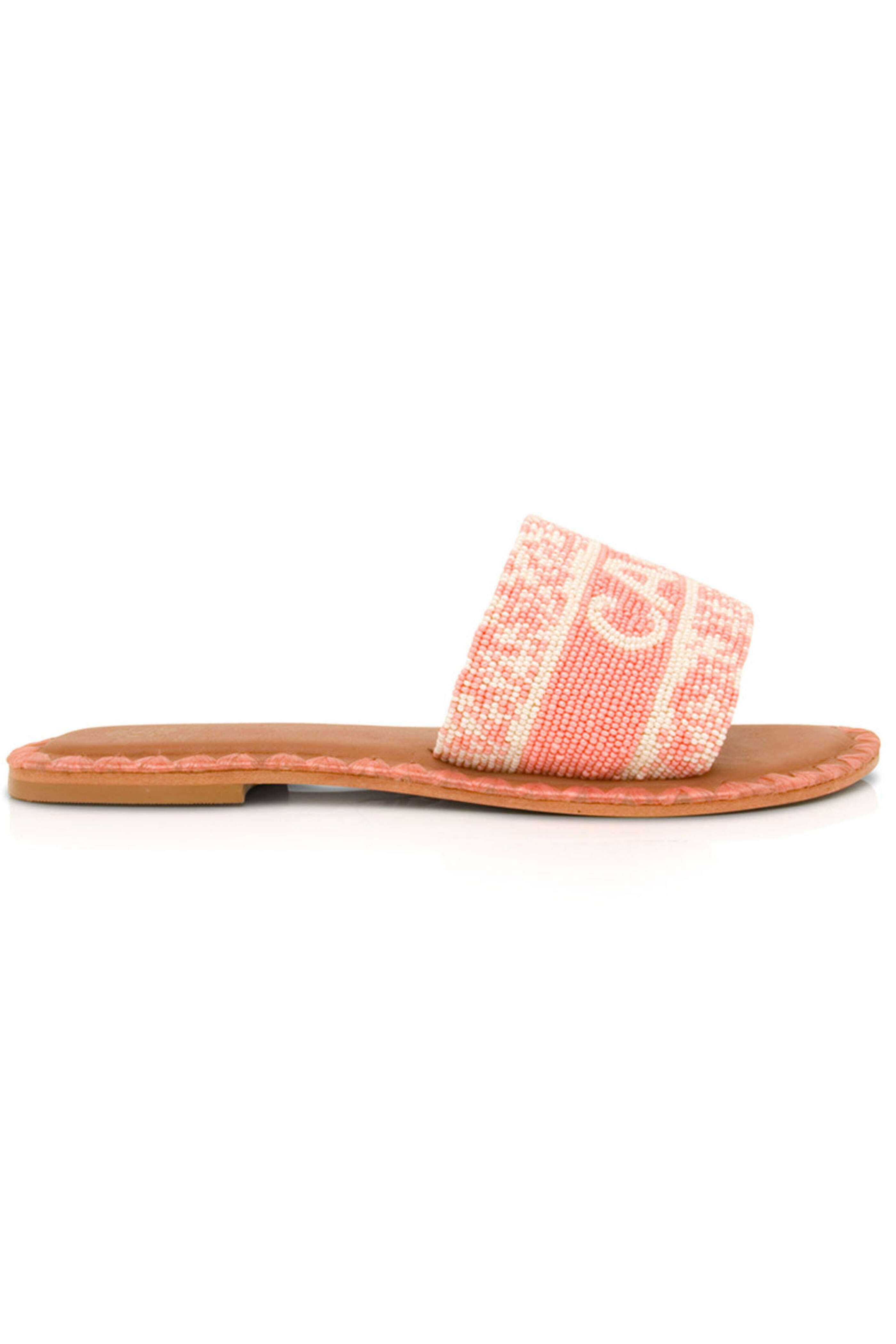 De Siena - Capri Slide Sandal in Rose