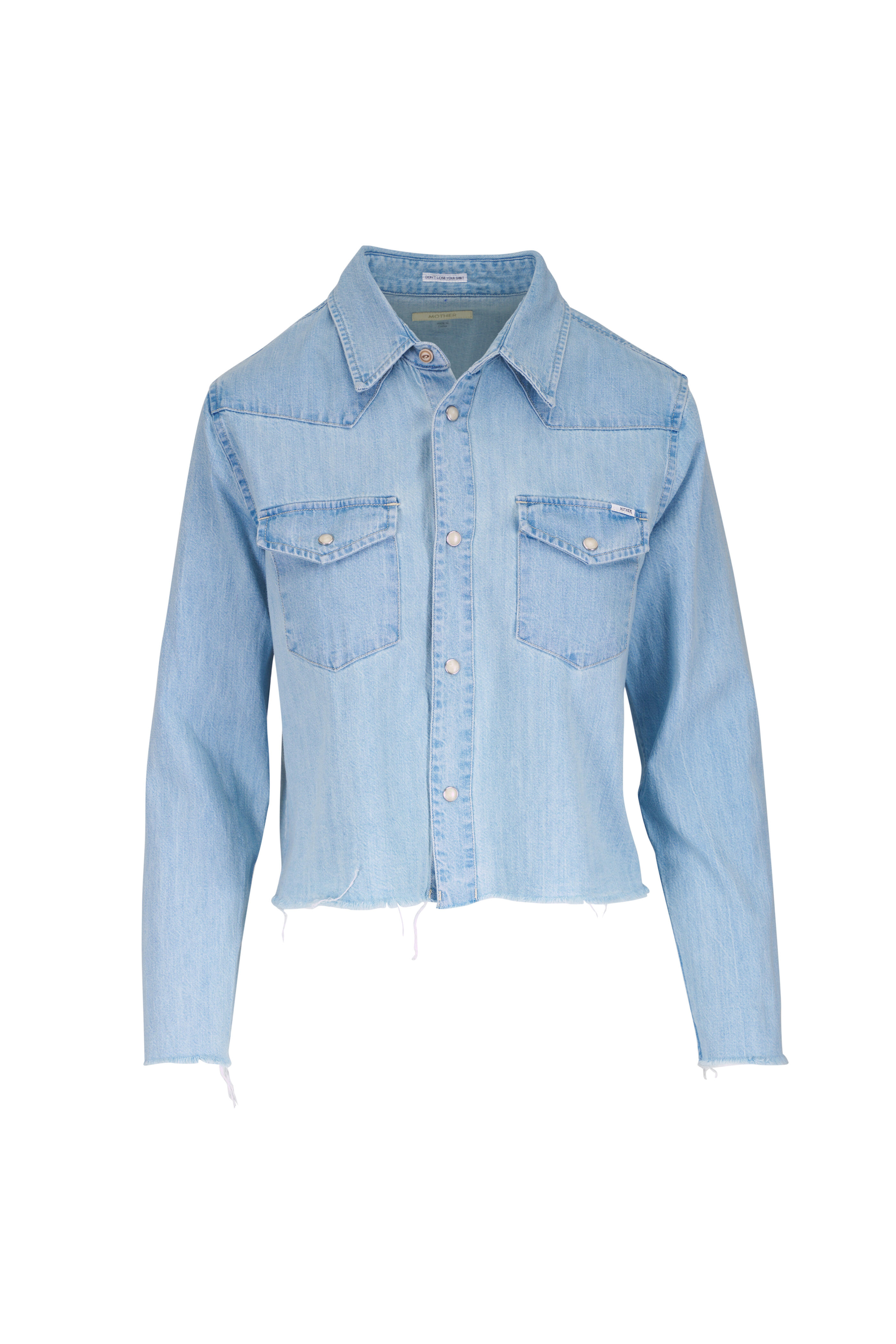 Mother - The Super Ex's Crop Step Fray No End In Sight Top