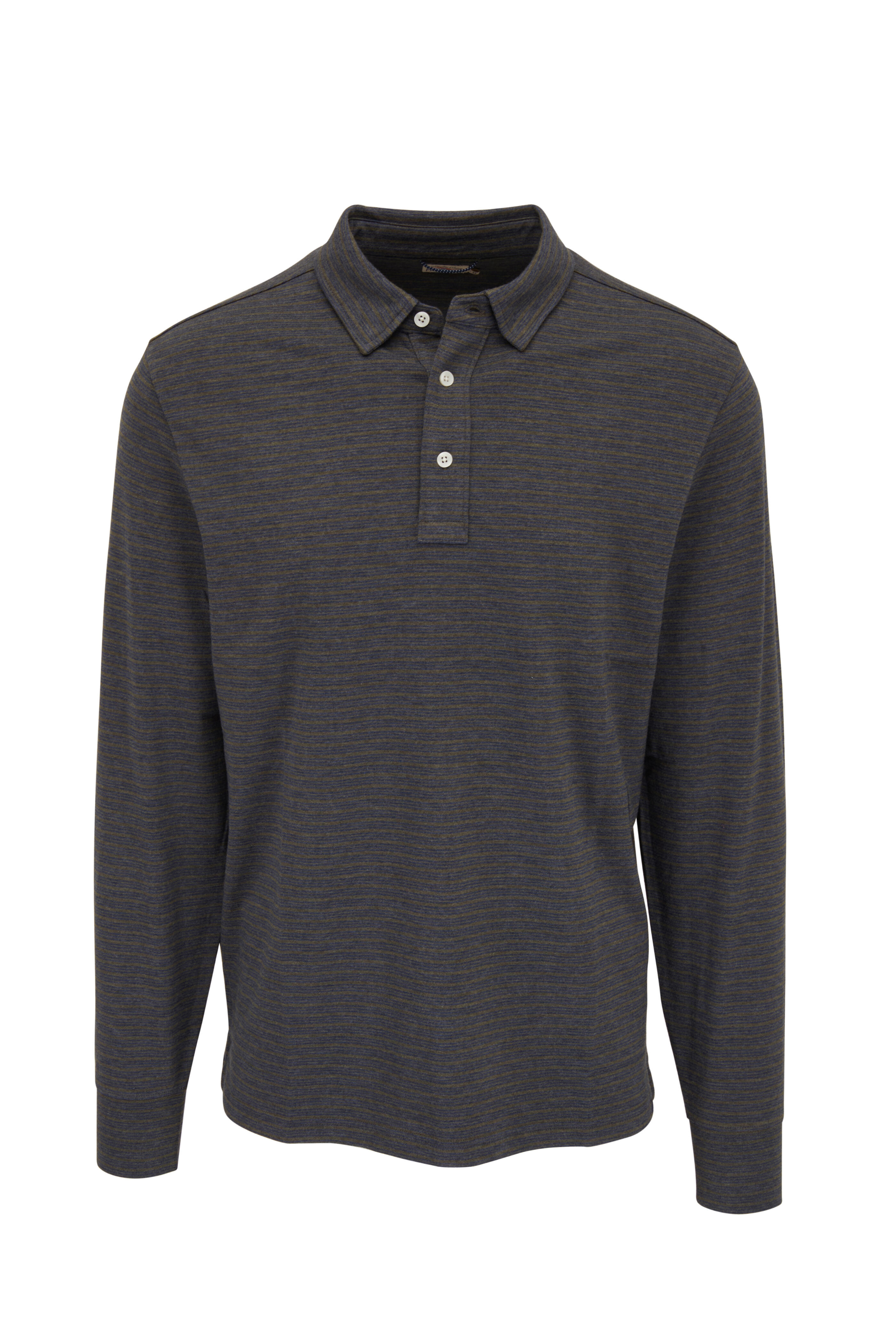 Charcoal Grey Stripe Sleep Shirt