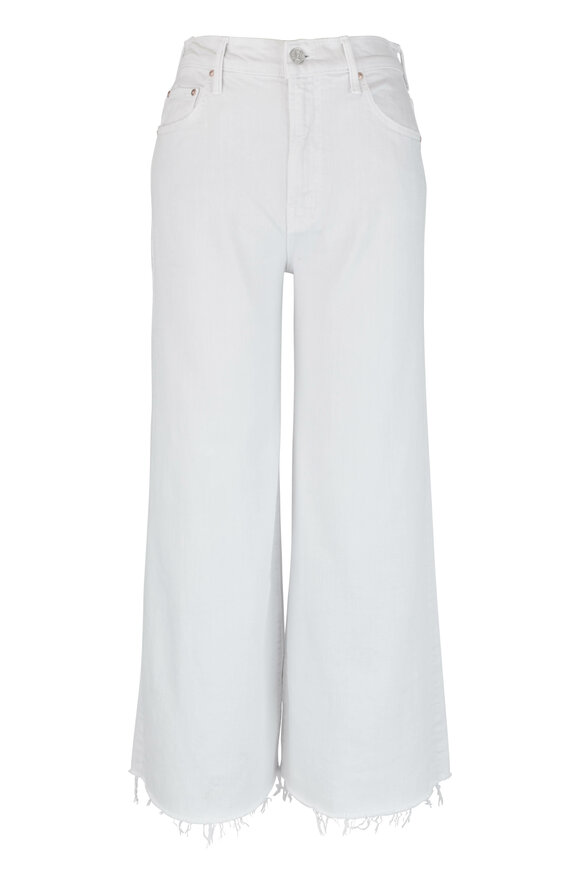 Mother - The Undercover Chalk Wide Leg Ankle Fray Jean 