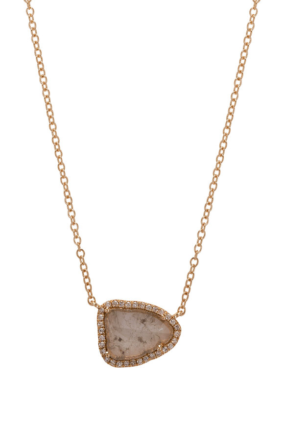 Kai Linz - Diamond Slice Pendant Necklace 