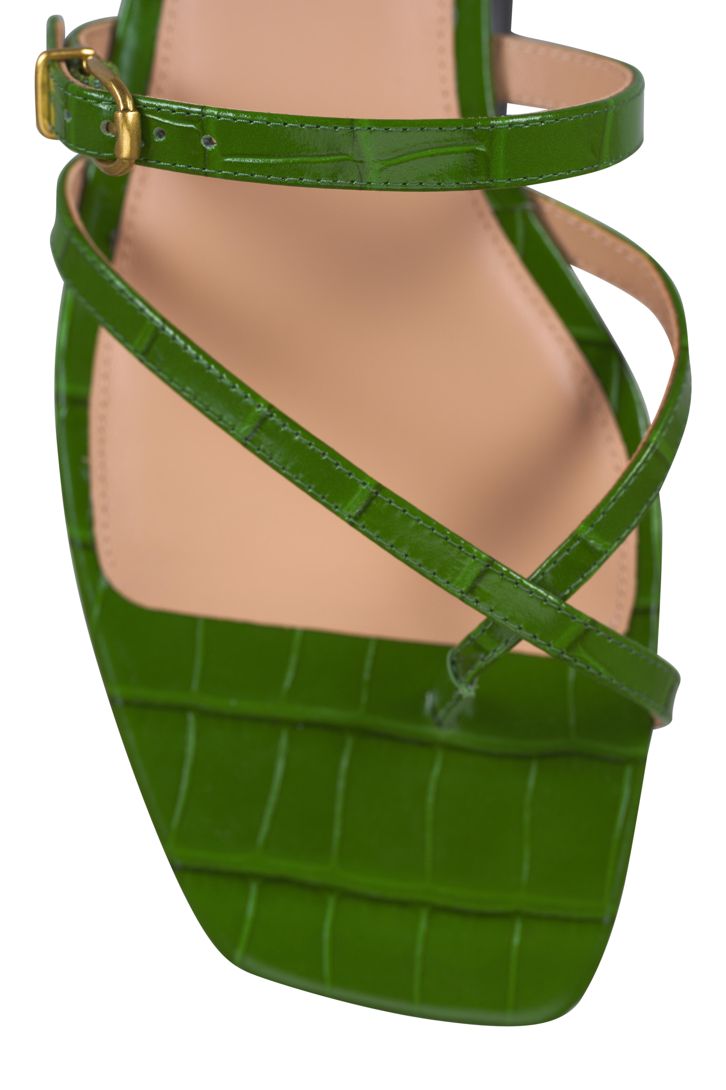 Veronica Beard - Marthe Lemongrass Leather Slide