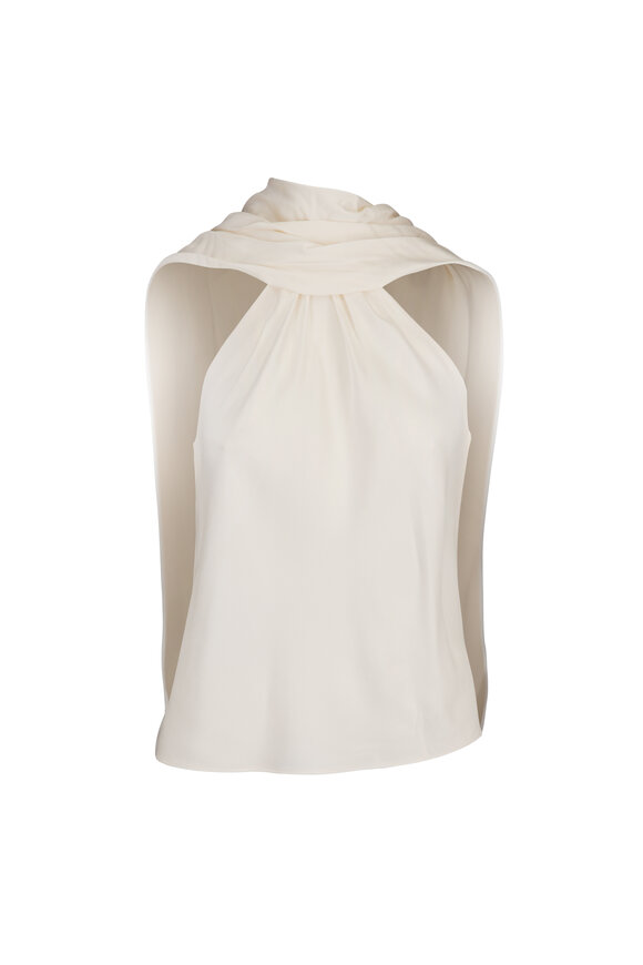 Simkhai Scarlett Ivory Cape Top - view 1