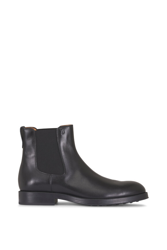 Tod's Black Leather Chelsea Boot - view 2
