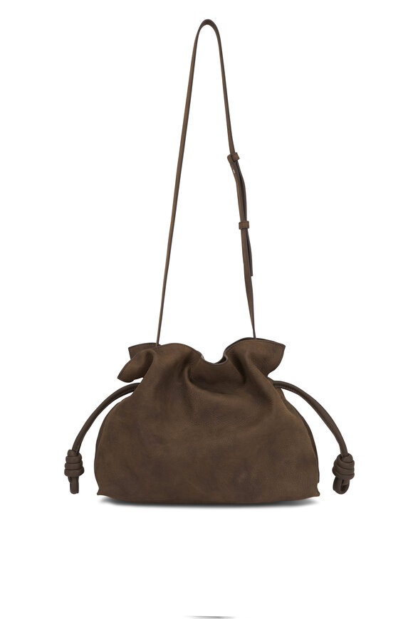 Loewe Medium Flamenco Tundra Leather Clutch - view 3