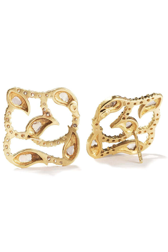Coomi Vitality Vine Earrings - view 2