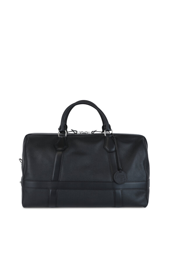 Dunhill - Boston Black Leather Duffle Bag 