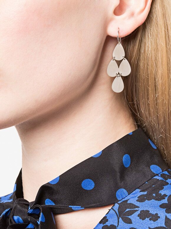 Irene Neuwirth Classic Four Drop Chandelier Earrings - view 4