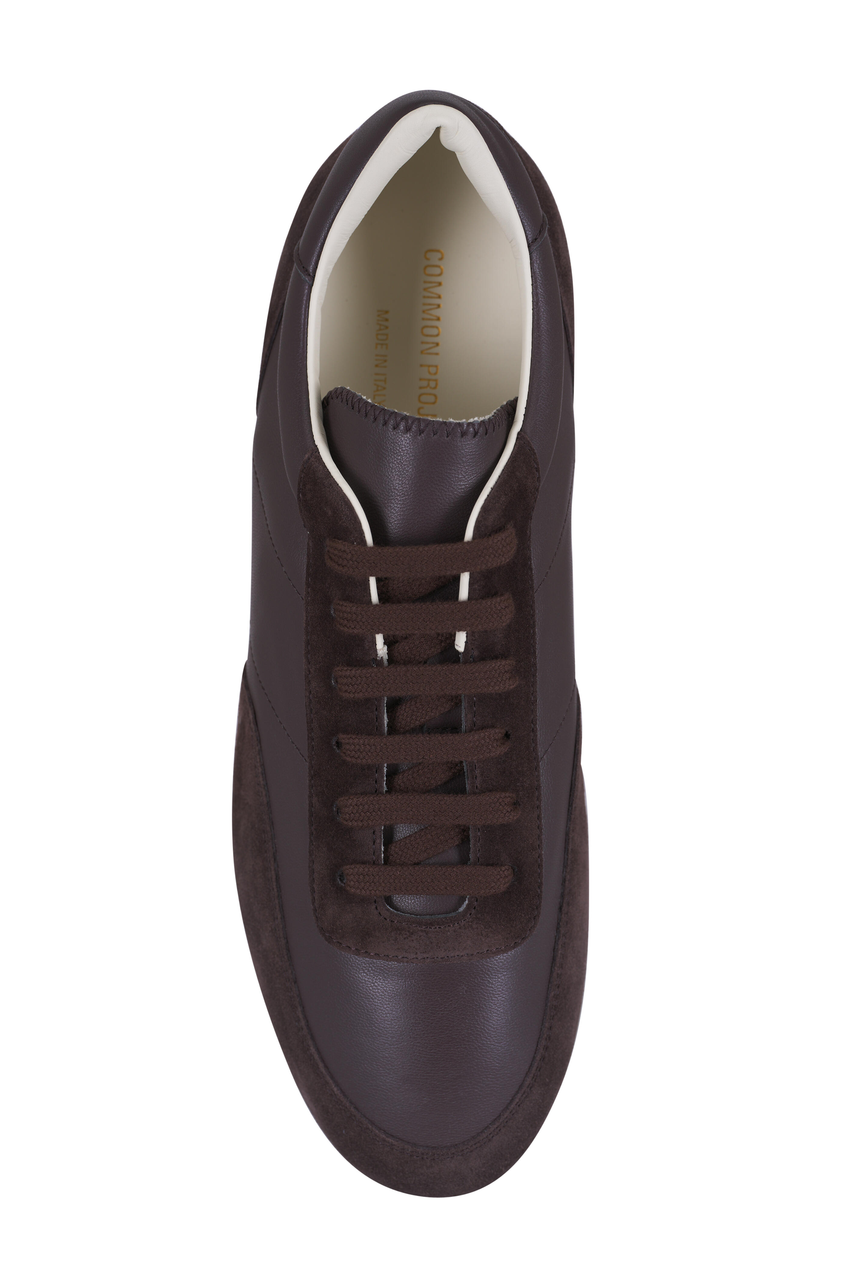 Common Projects - Minimal Runner Brown Suede & Leather Sneaker