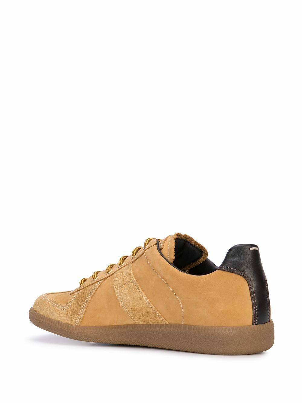 スニーカー Maison Margiela Replica Leather Sneakers In Old Camel Maison Margiela Replica Leather In Old Camel | THE LIST